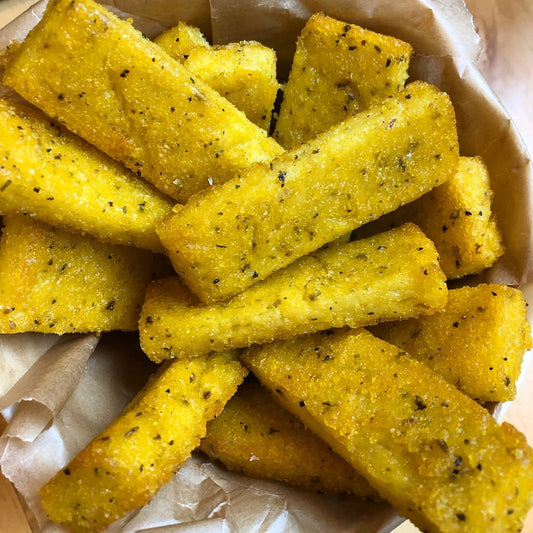 crispy baked polenta fries